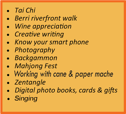 Activities info